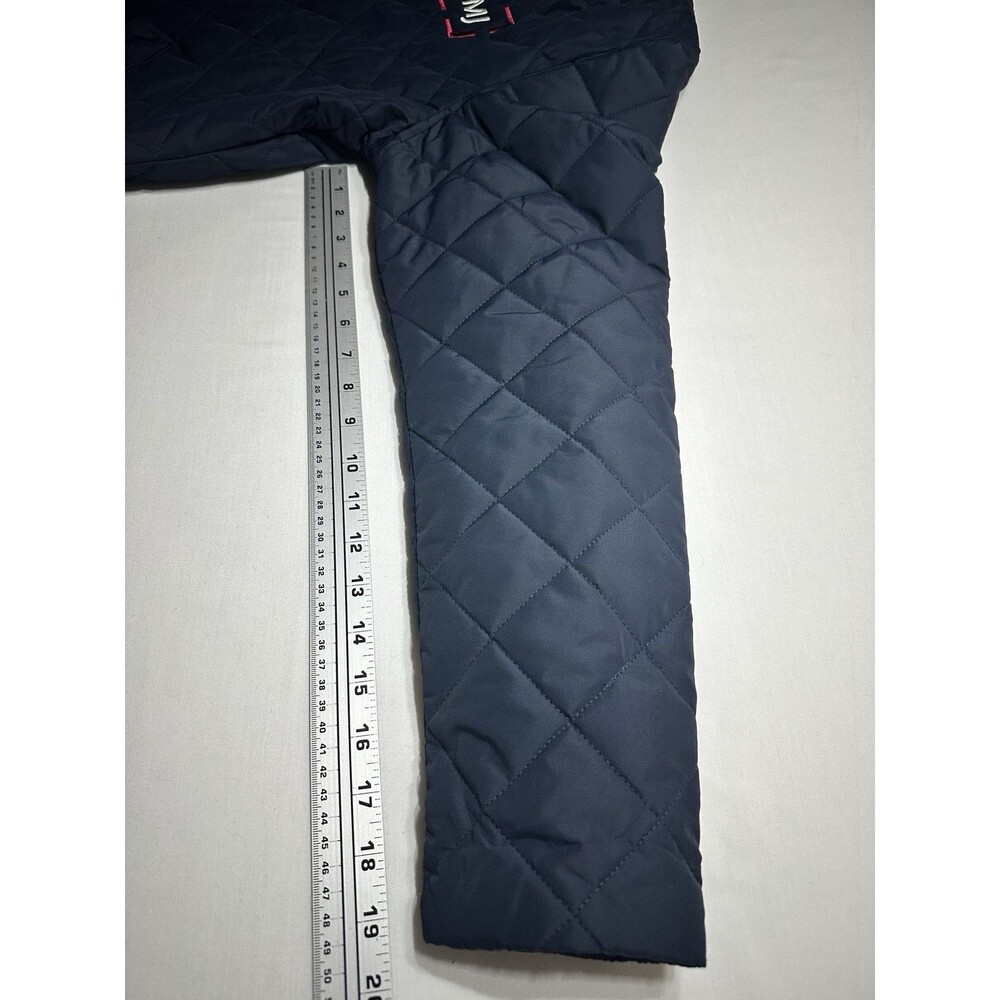 Brooks Brothers Navy Blue Diamond Quilted Jacket Mens Size Small **MJ LOGO** - Picture 8 of 11
